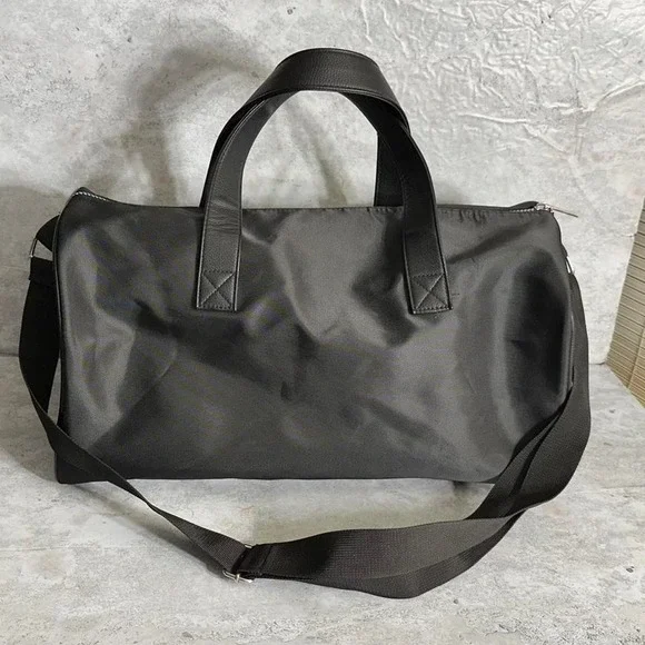 Jimmy Choo Weekend Bag, 18"L X 10"H X 10"D Adjustable Black crossbody Dufflebag - Picture 4 of 5